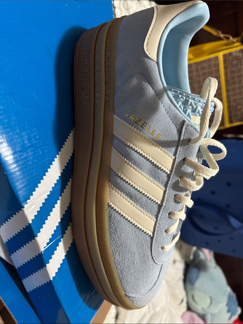 adidas Gazelle Women’s Light Blue Suede Sneaker